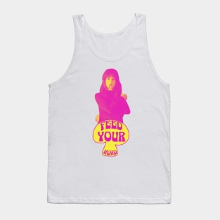 Feed Your Head (Pink and Yellow) Tank Top